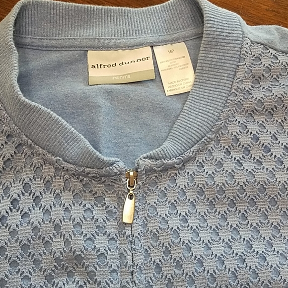 Alfred Dunner periwinkle jacket - Picture 8 of 10